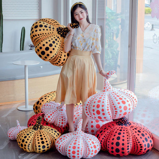 Yayoi Kusama Halloween Pumpkin Plushies - Kawaiies - Adorable - Cute - Plushies - Plush - Kawaii