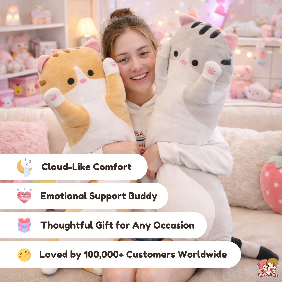 Long Snuggle Buddies Plushie Collection