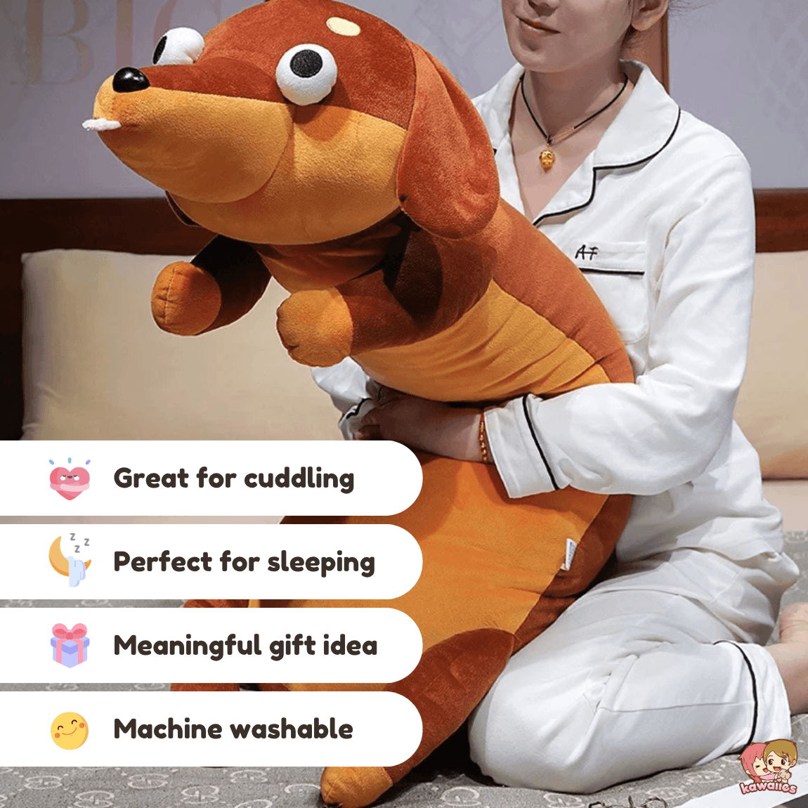 Kawaiies Collection - Soft toy - Long Snuggly Sausage Dog Plushies