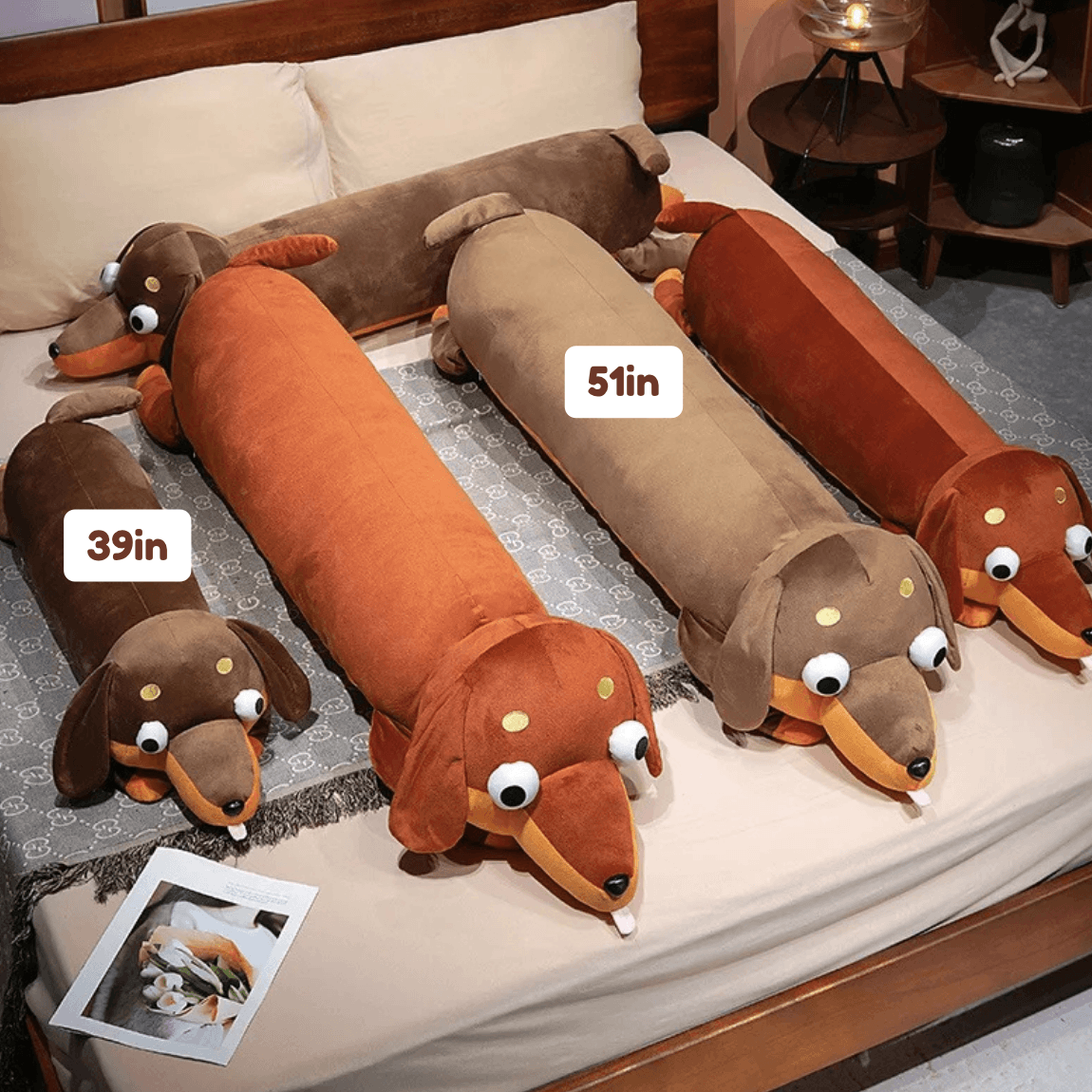 Kawaiies Collection - Soft toy - Long Snuggly Sausage Dog Plushies
