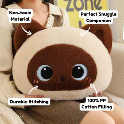 Kawaii Fluffy Cat Plush Pillows