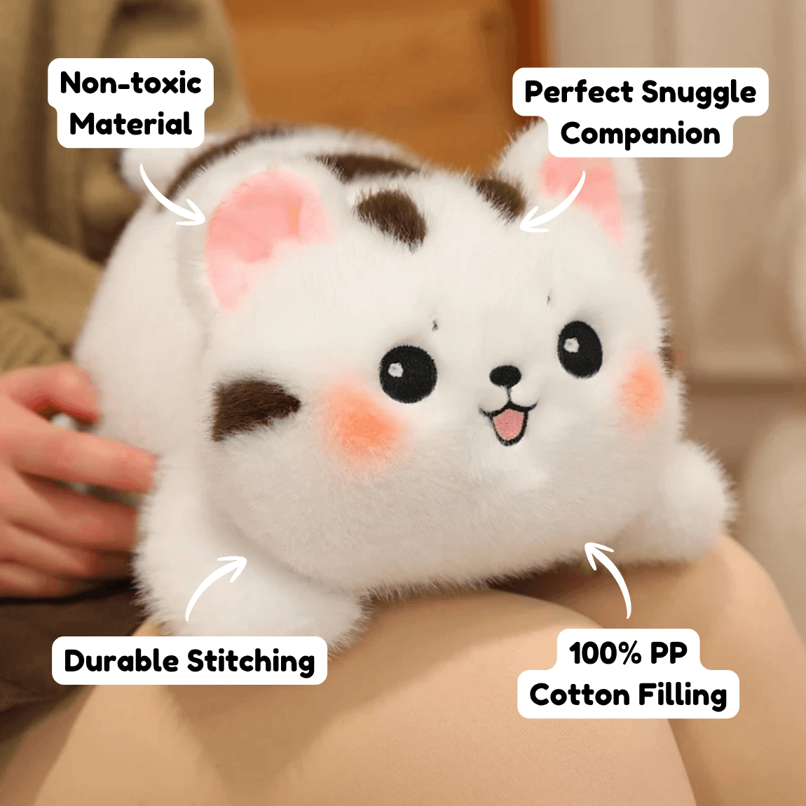 Kawaiies Collection - Soft toy - Kawaii Pudding Paws Cat Plushies