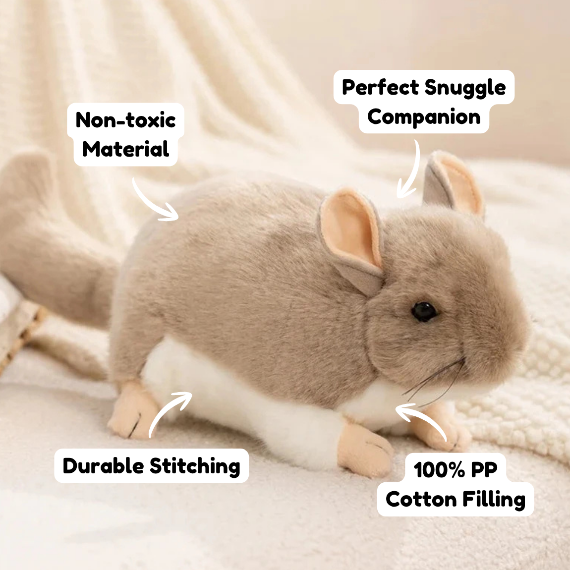 Didi the Kawaii Chinchilla Plushie