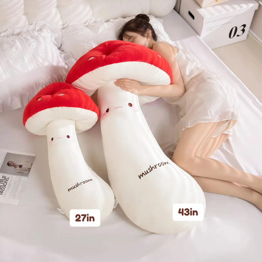 Mushie the Long Snuggly Kawaii Mushroom Plushies