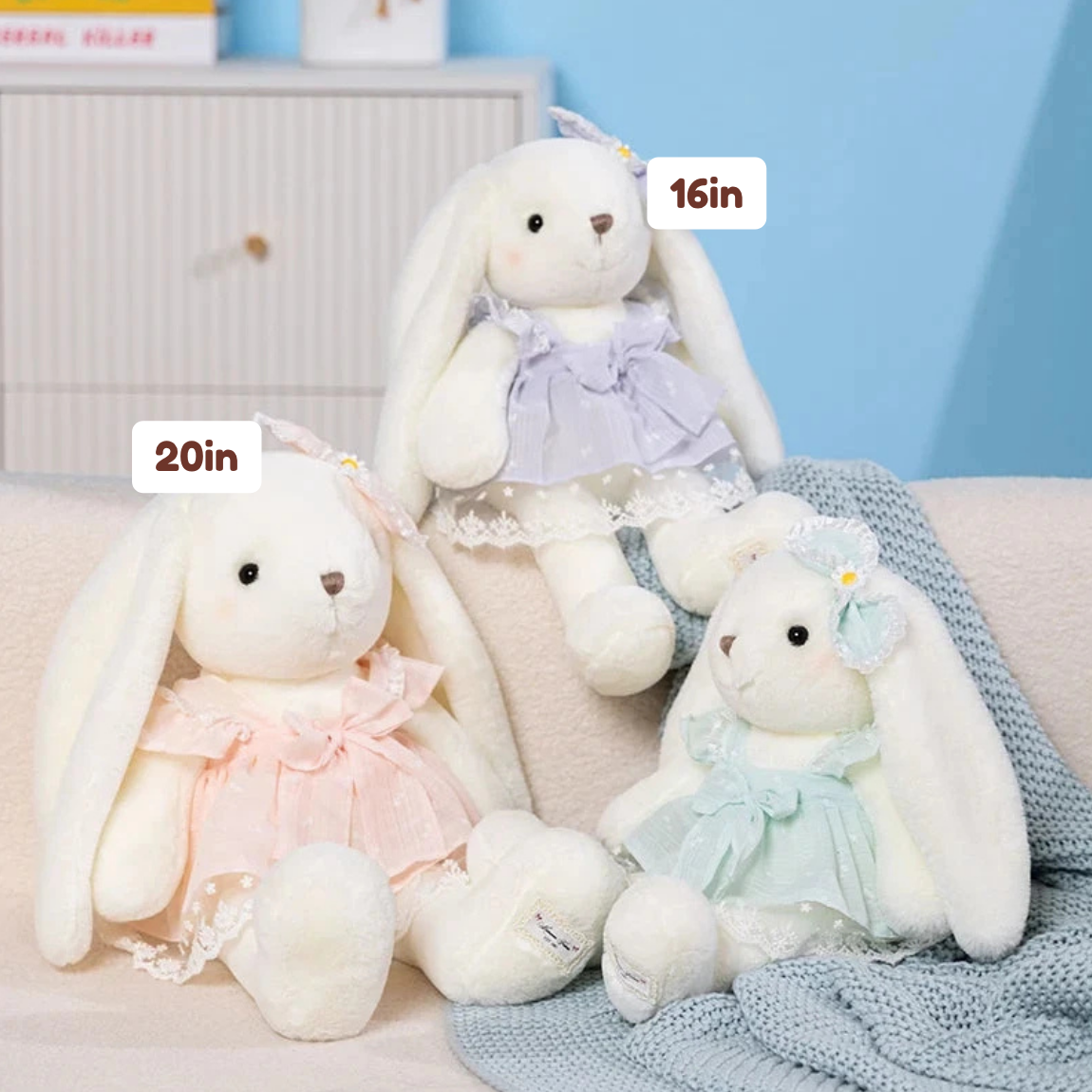 Fuwawa the White Bunny Plush