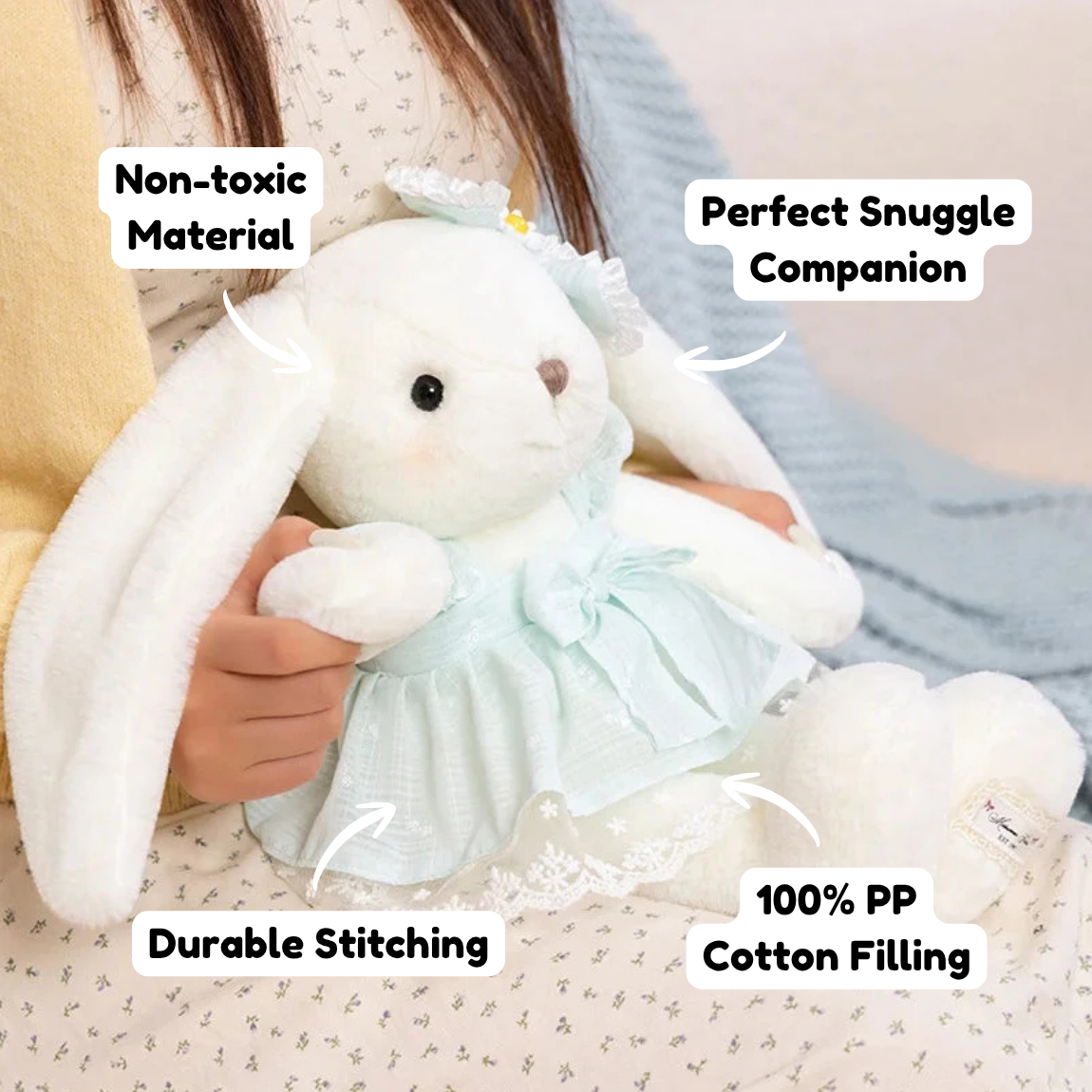 Fuwawa the White Bunny Plush