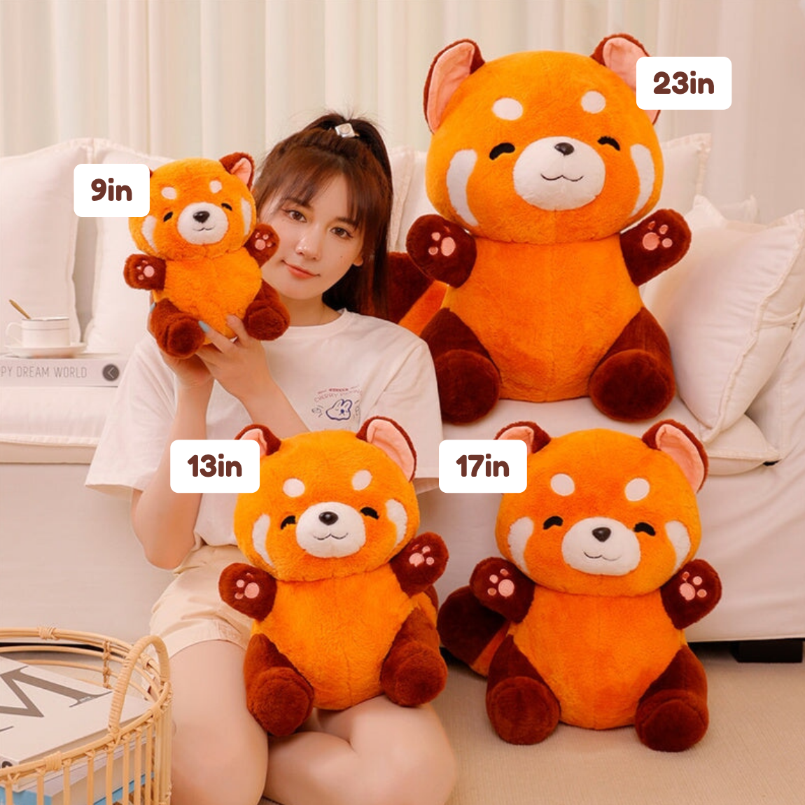 Chai the Kawaii Red Panda Plushie