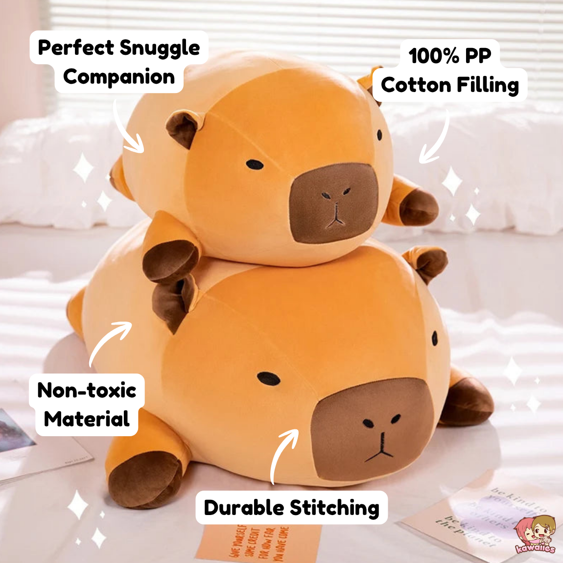 Huge Snuggly Capybara Plushie