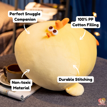 Jaba the Chonky Yellow Chicken Plushie