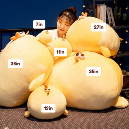 Jaba the Chonky Yellow Chicken Plushie