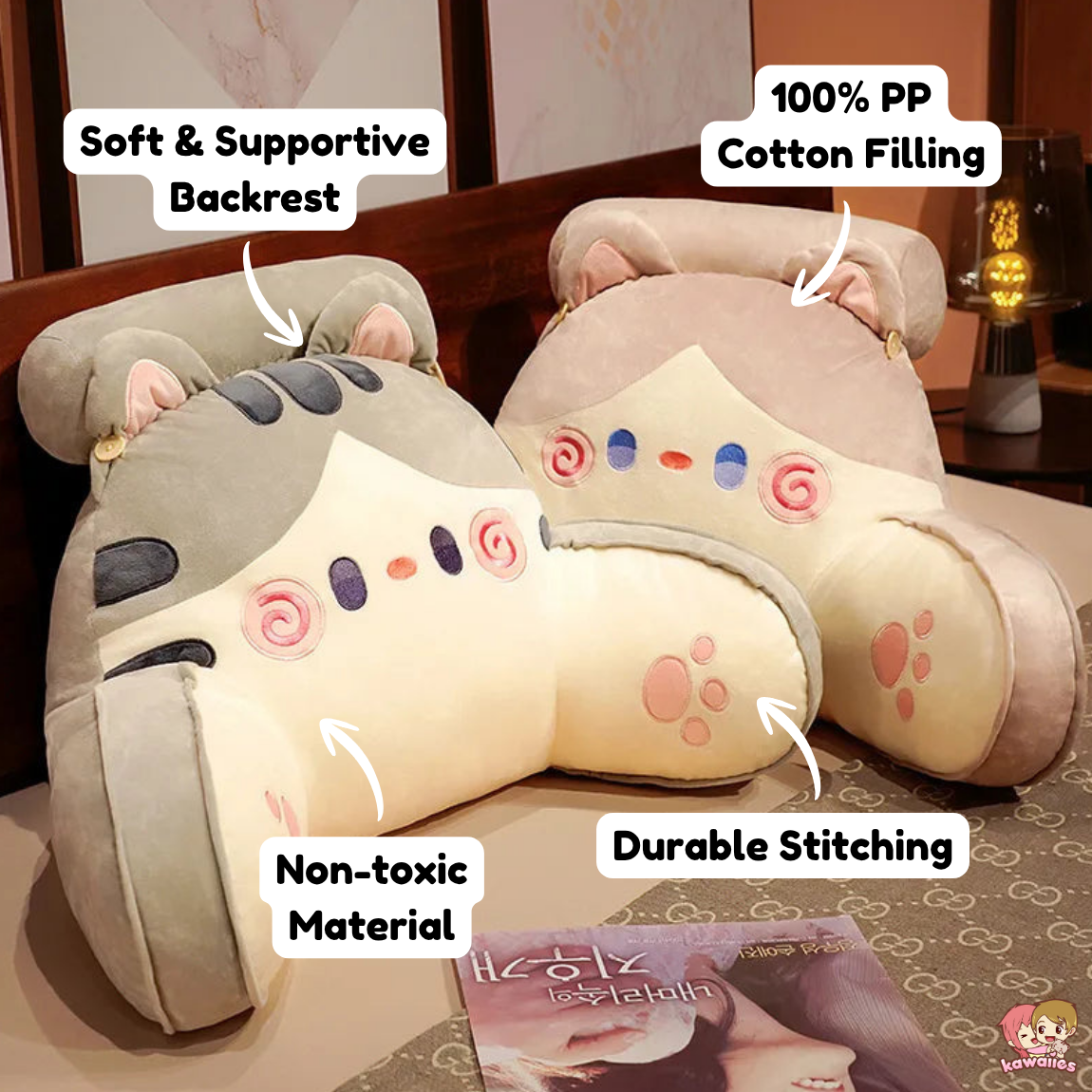 Kawaii Animals Resting Cushion Pillow