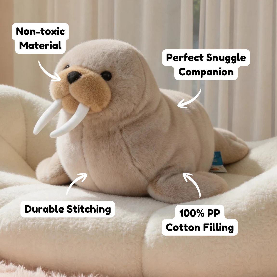 Walnut the Walrus Plush