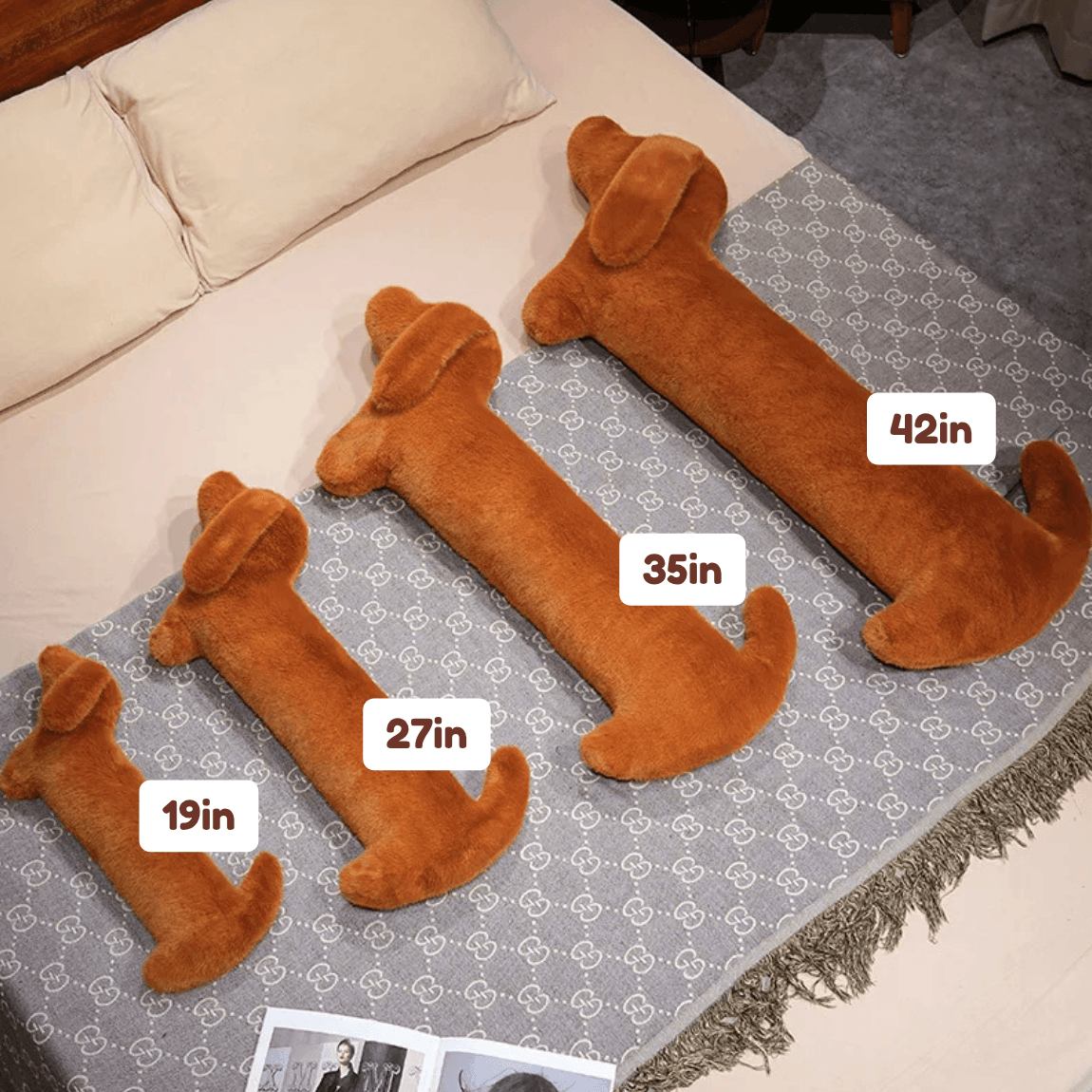 Kawaiies Collection - Soft toy - Long Snuggle Dachshund Sausage Dog Plushie