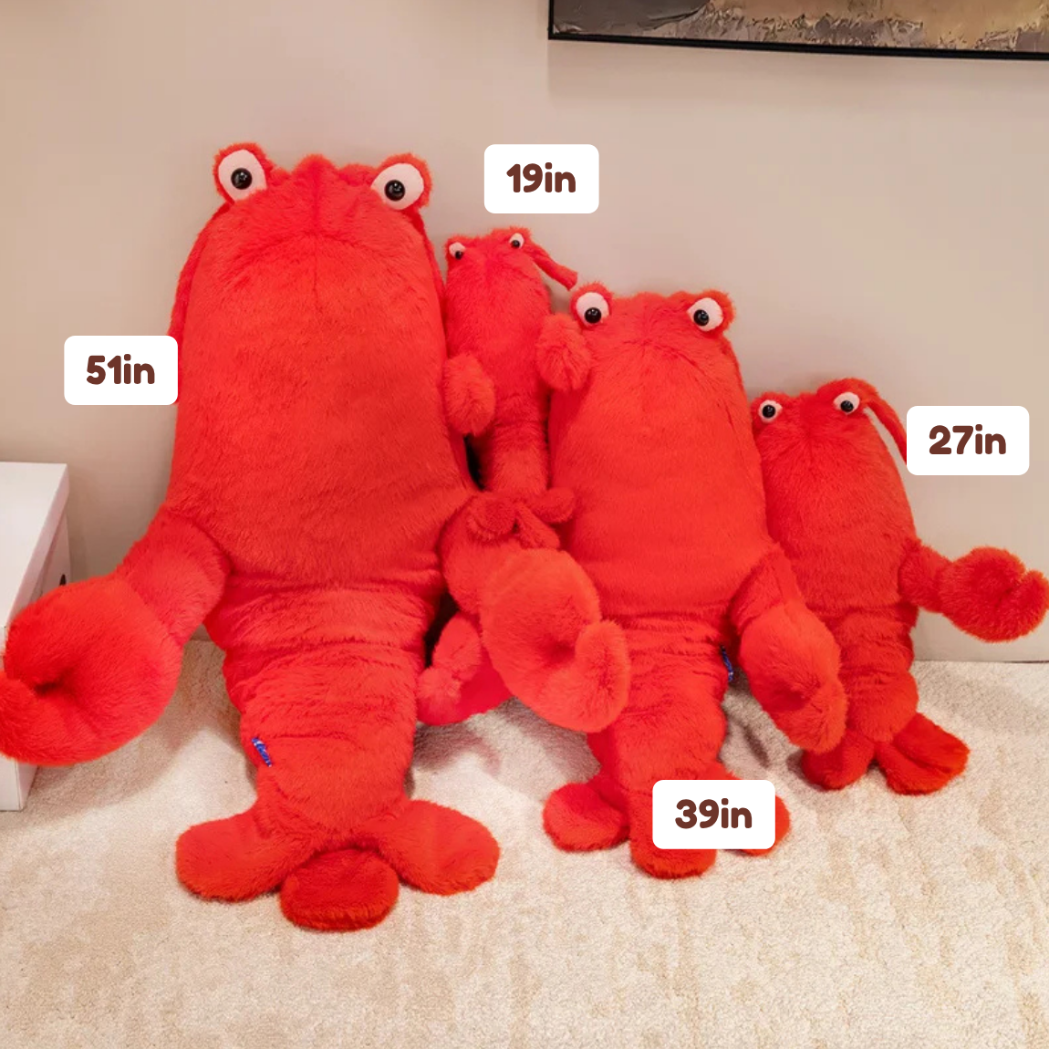 Giant Red Lobster Plushie