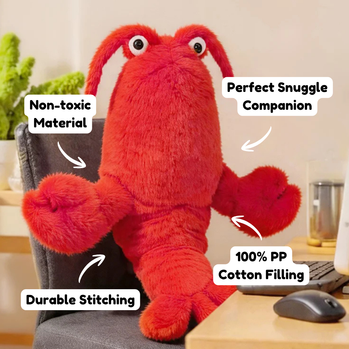 Giant Red Lobster Plushie