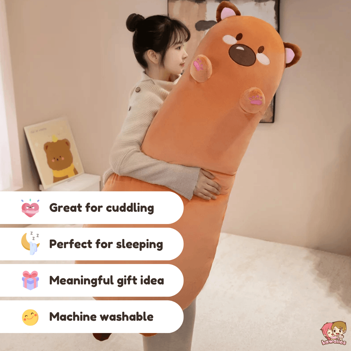 Kawaiies Collection - Soft toy - Long Giant Mochi Animal Plushies