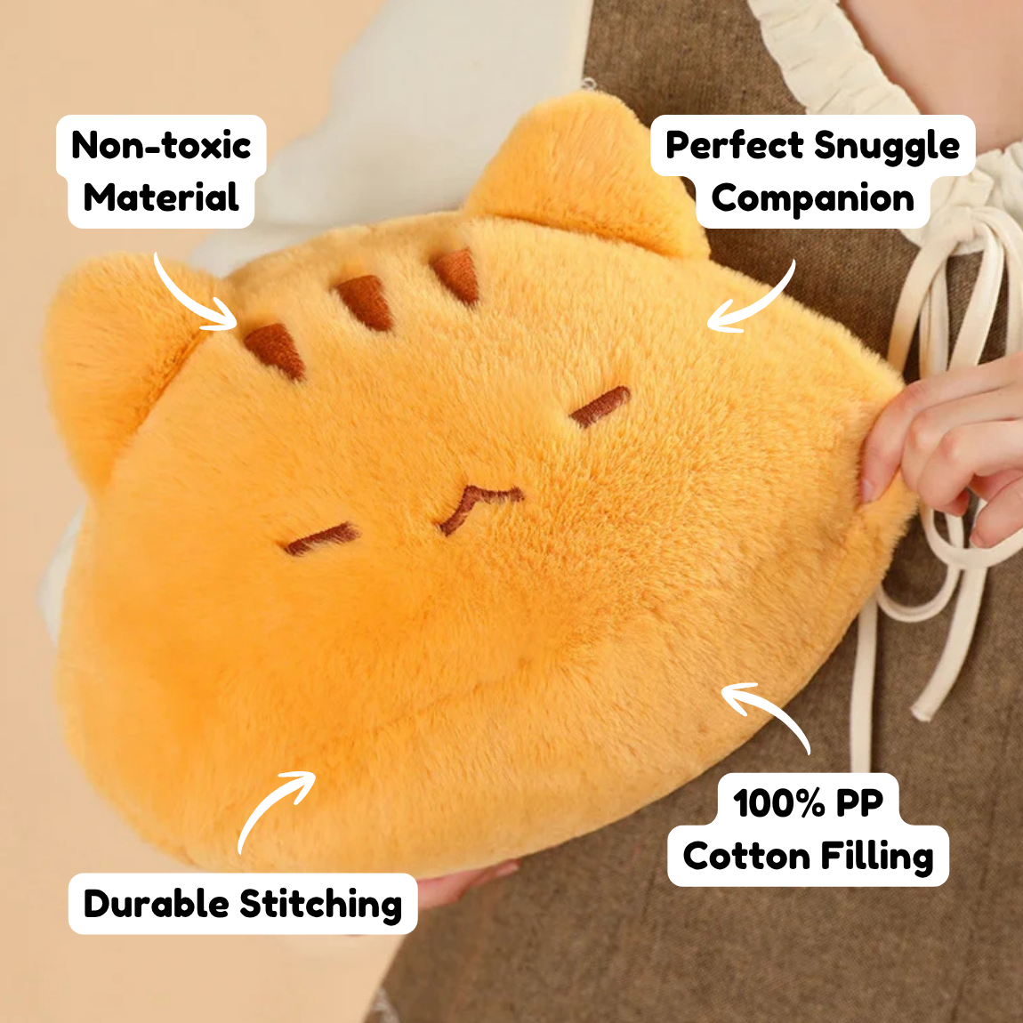 Fluffy Cat Ball Plushies