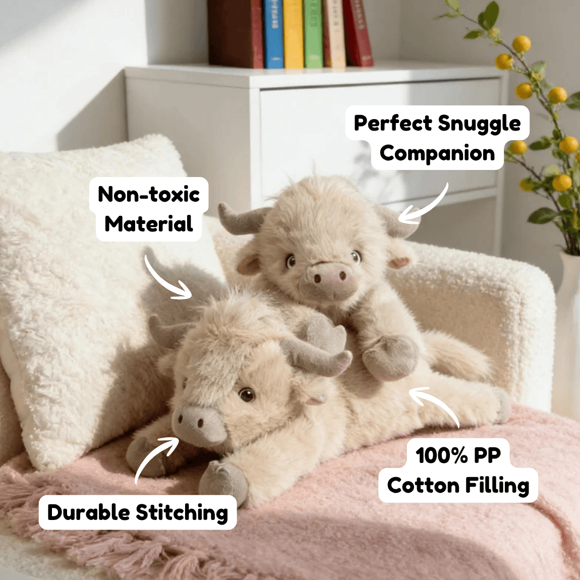 Kawaiies Collection - Soft toy - Maisie the Highland Cow Plush