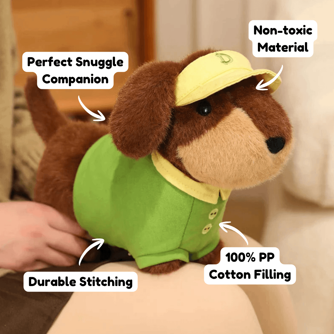 Kawaiies Collection - Soft toy - Dress-Up Dachshund Sausage Dog Plushies
