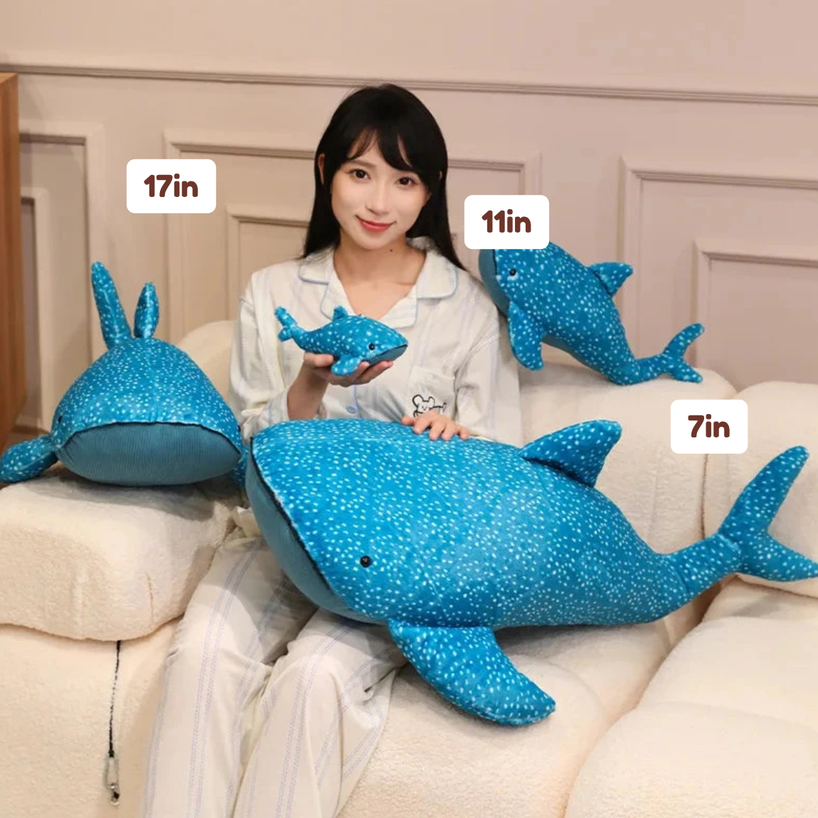 Whalo the Gentle Giant Whale Shark Plushie