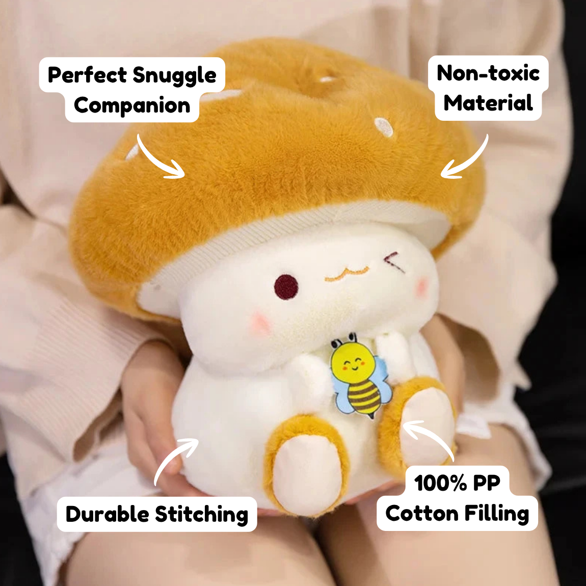 Chibi Mushroom Plush Buddies