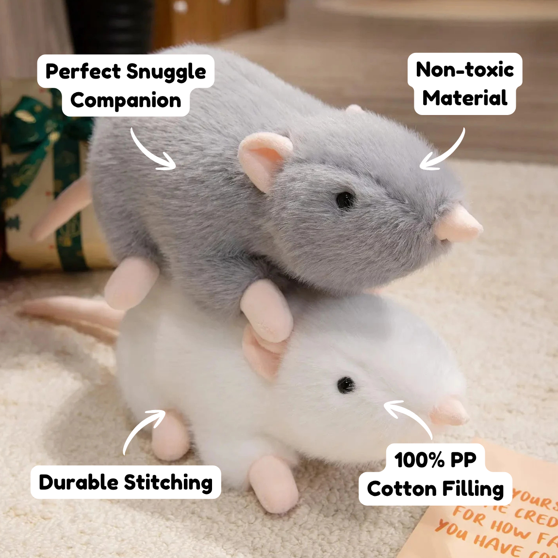 Cheesingtons the Lovable Mouse Plushie Family