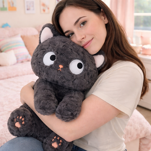 Jiji the Cute Fluffy Black Cat Plushie | Limited stock