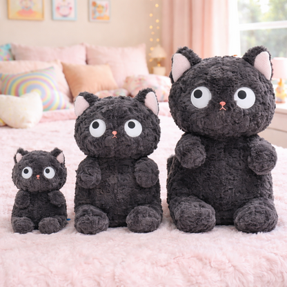 Jiji the Cute Fluffy Black Cat Plushie | Limited stock