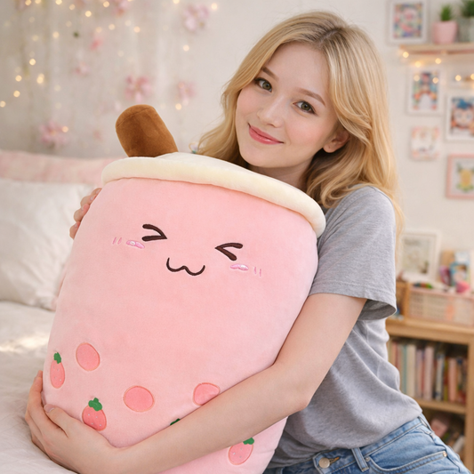 The Bubble Tea Family Fruit Plushies Collection