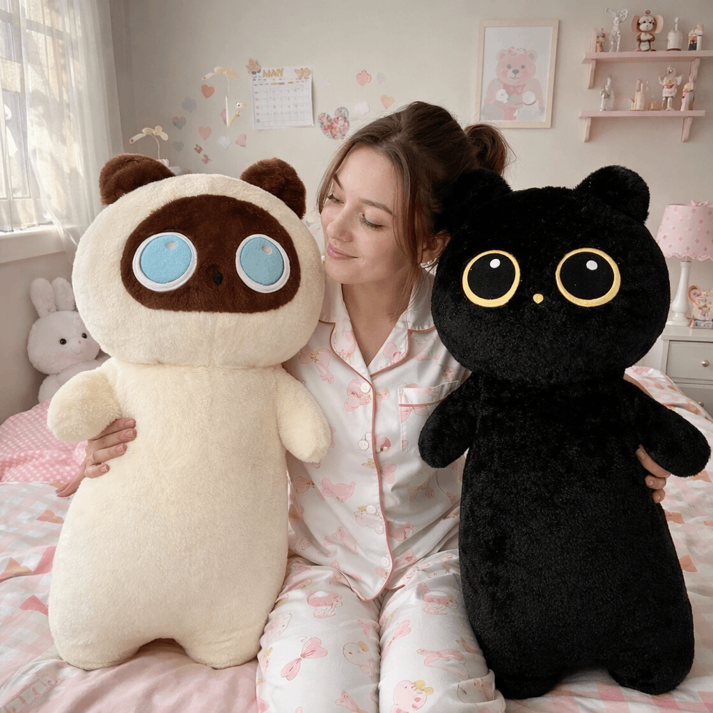 Kawaiies Collection - Soft toy - Long Fluffy Huge Cat Family Plushies