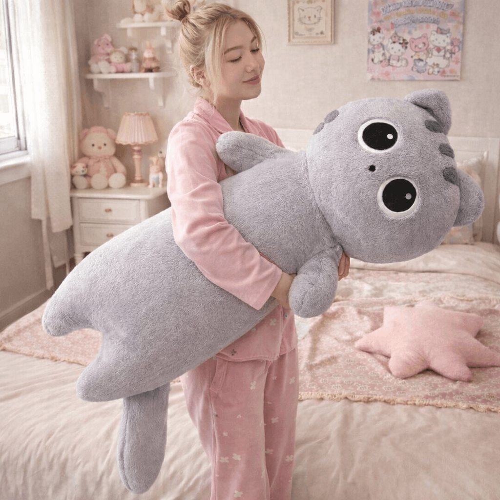Kawaiies Collection - Soft toy - Long Fluffy Huge Cat Family Plushies