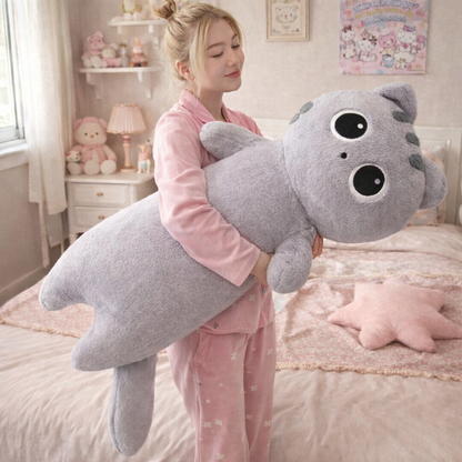 Long Fluffy Huge Cat Family Plushies