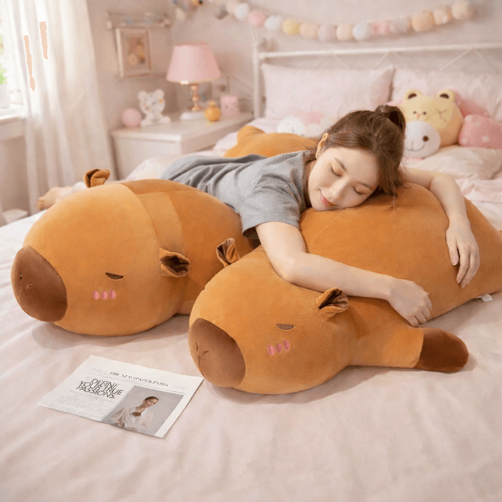 Kawaiies Collection - Soft toy - Long Chunky Capybara Plushie