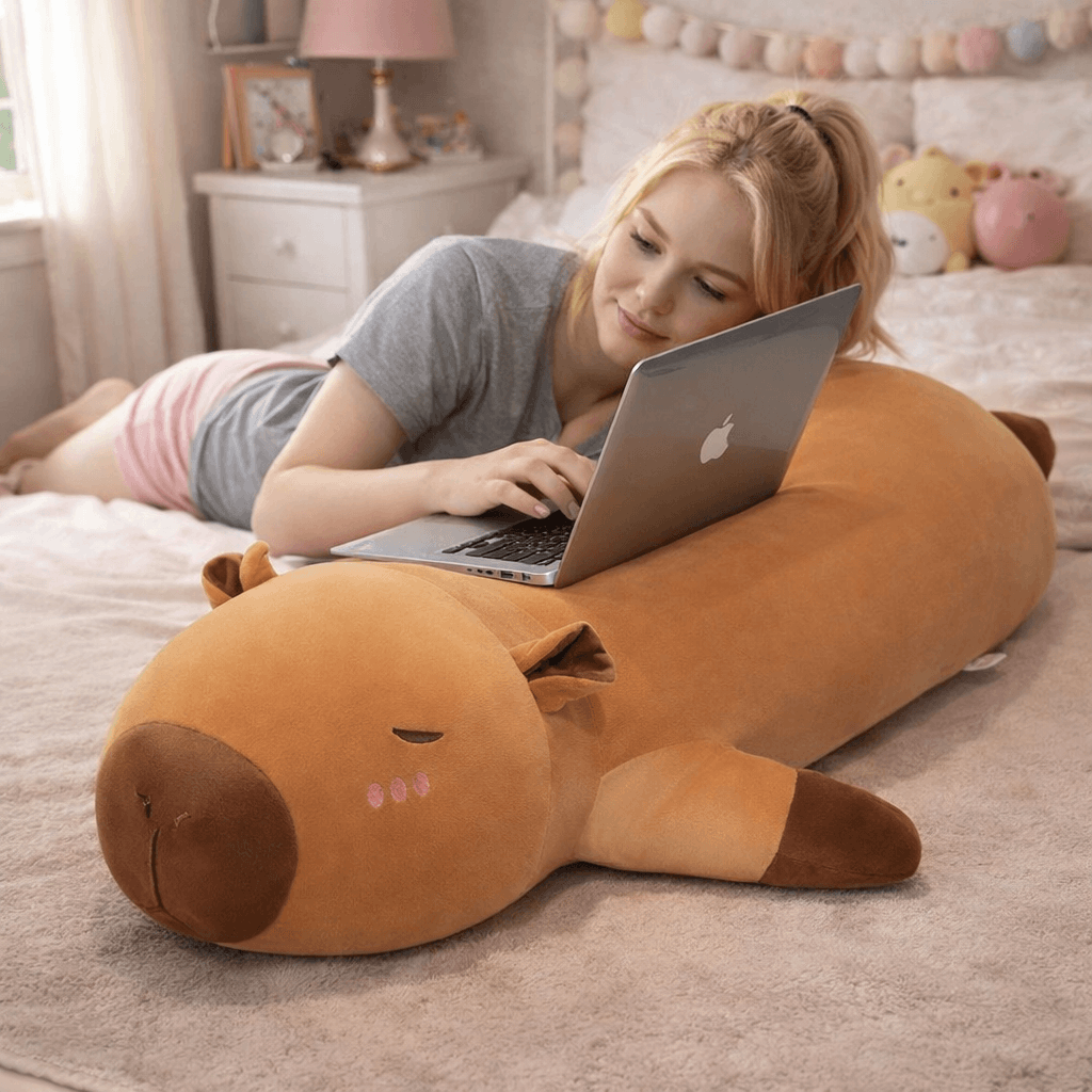 Kawaiies Collection - Soft toy - Long Chunky Capybara Plushie