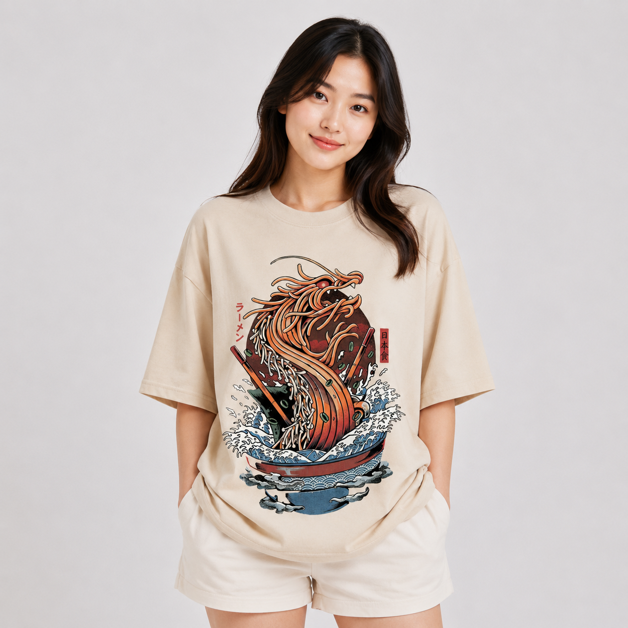 Tokyo Noodle Dragon Unisex Cotton Tee