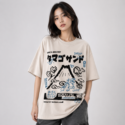Japanese Mount Fuji Unisex Tee