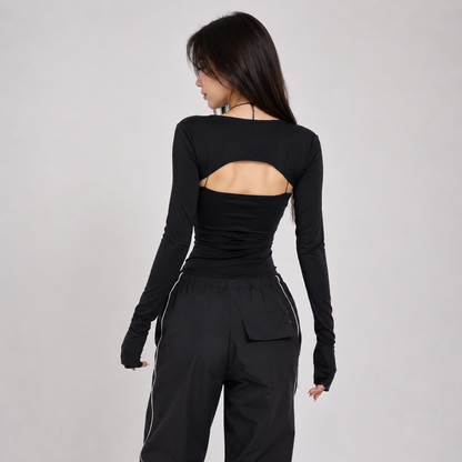 Shadow Veil Angel Mesh Women's Bodysuit