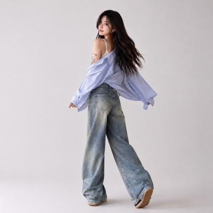 Dust Fade Baggy Women's Denim
