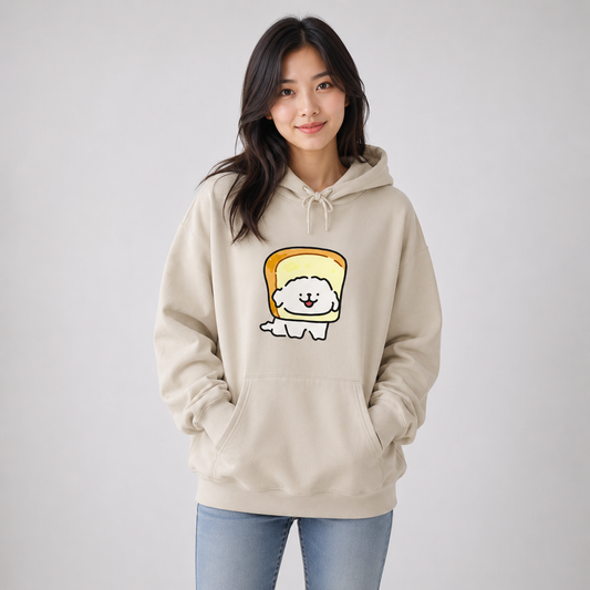Bread Luckie the Dog Unisex Hoodie