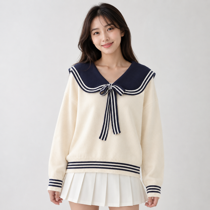 Sailor Moon Inspired Collar Long Sleeve Cardigan