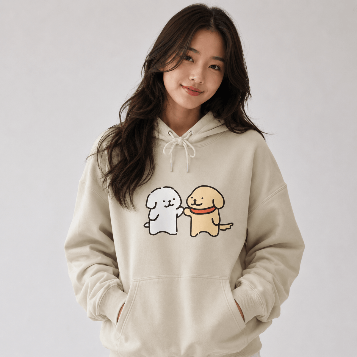 Kawaiies Collection - Apparel - Best Dog Buddies Unisex Hoodie