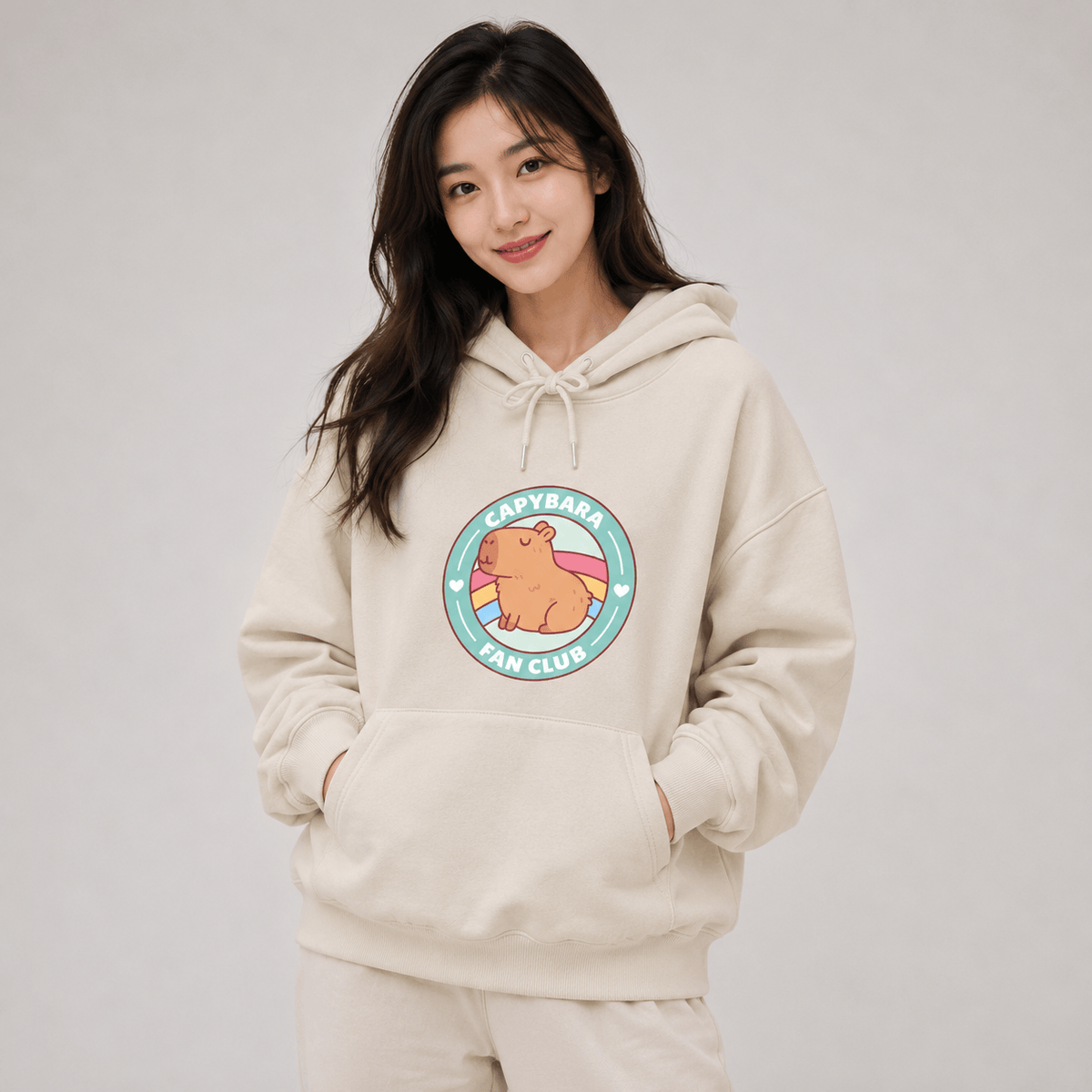 Kawaiies Collection - Apparel - Capybara Fan Club Unisex Hoodie