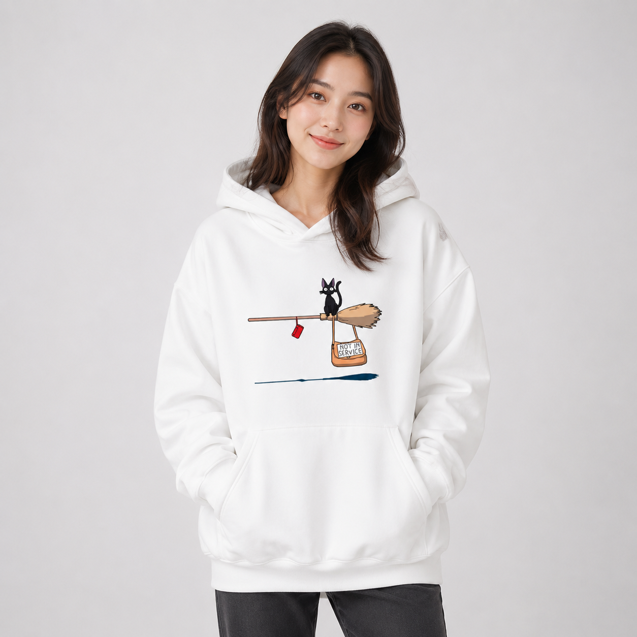 Kiki's Delivery Service Black Cat Unisex Hoodie