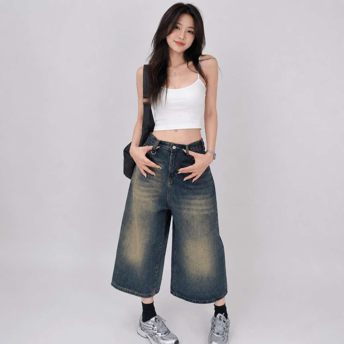 Kawaiies Collection - Apparel - American Vintage Denim Jorts
