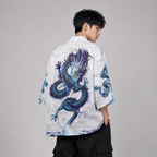Kawaiies Collection - Kimono - Blue Thunder Dragon Kimono