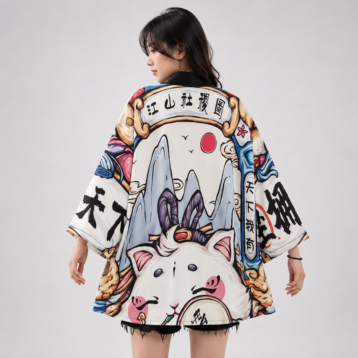 Japanese Dynamic Anime Kimono