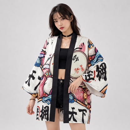 Japanese Dynamic Anime Kimono