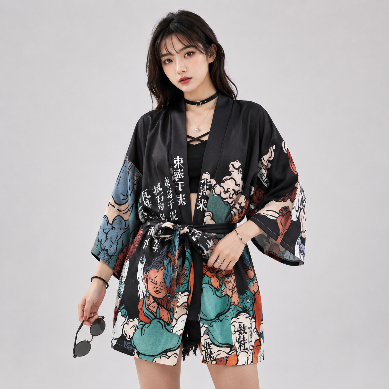 Japanese-themed Women Kimono Mystic World