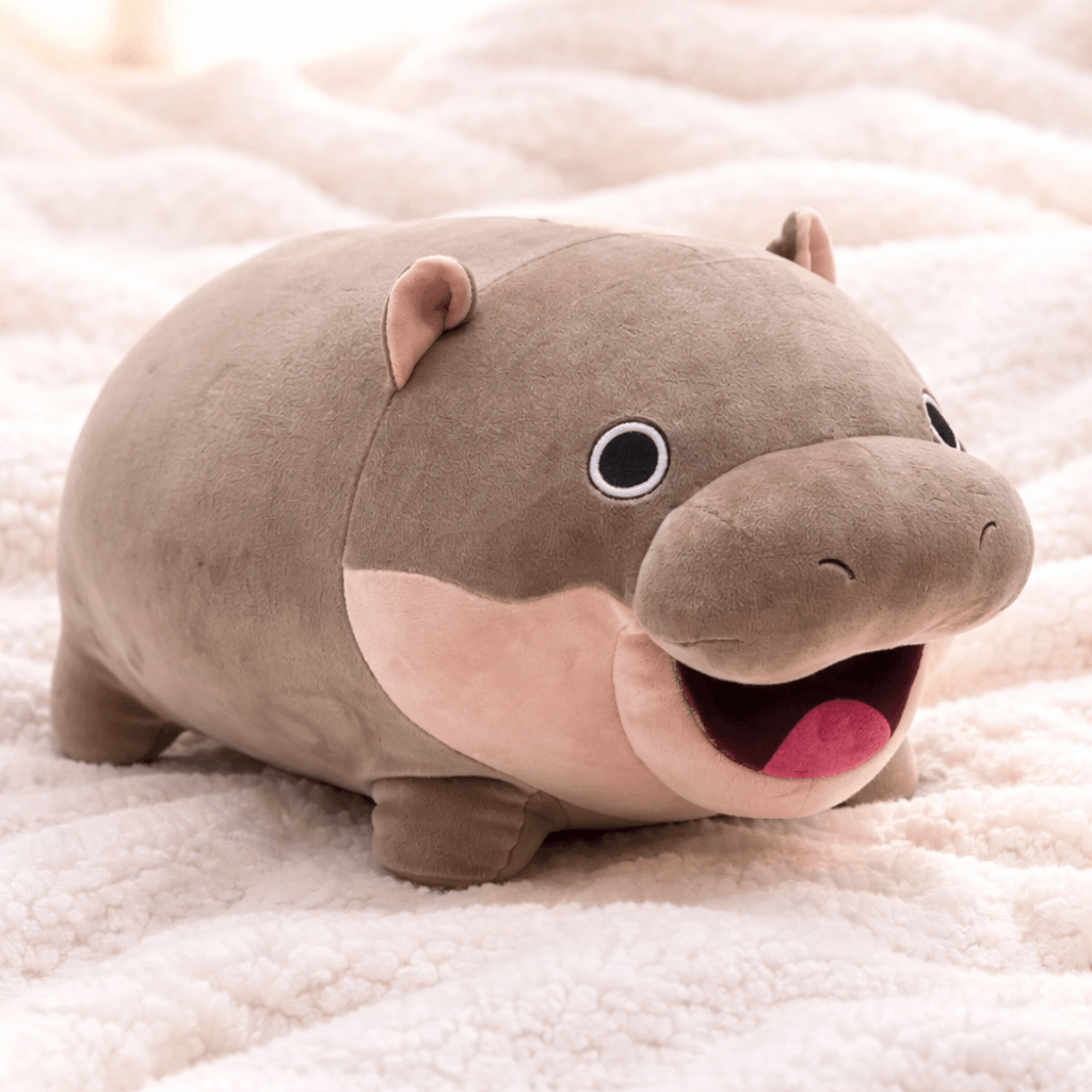 Kawaiies Collection - Soft toy - Kawaii Moo Deng Baby Hippo Plushie