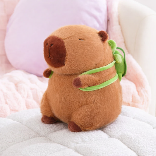 The Adorable Capybara Turtle Back Pack Plushies